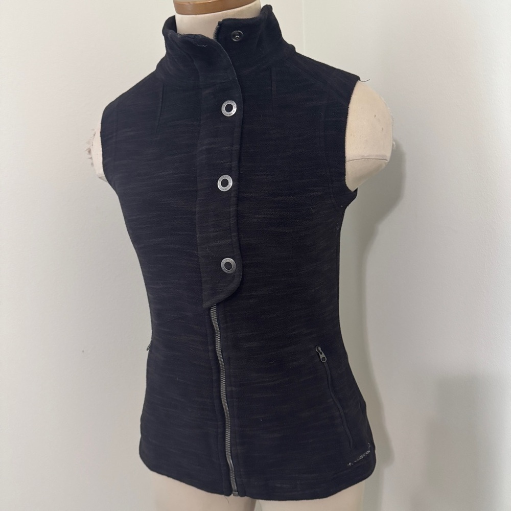 Exofficio XS Black Fleece Vest ~ Outdoor Hiking Travel